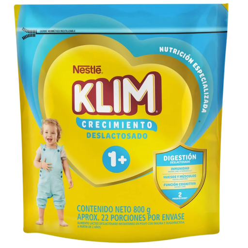 [307] Klim 1+ Deslactosada x 800g Bolsa