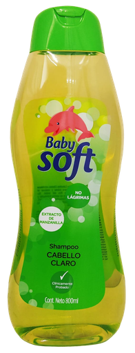 [370] Shampoo Baby Soft Cabello Claro Verde *800ml