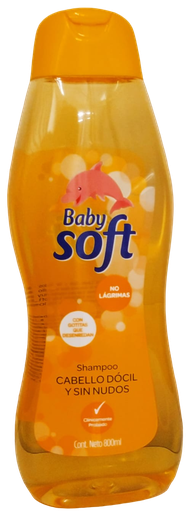 [372] Shampoo Baby Soft Cabello Dócil Amarillo *800ml