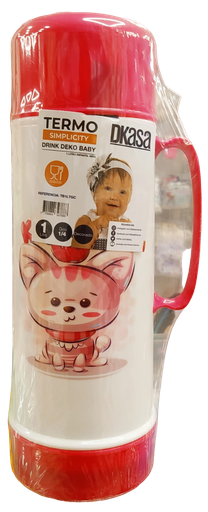 [445] ACC TERMO DKASA 1 LITRO NIÑA ROSADO