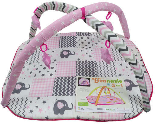 [482] ACC 1222 GIMNASIO COLCHONETA 3 EN 1 NIÑA 86x71cm