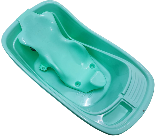 [513] ACC BAÑERA GRANDE CON SOPORTE VERDE MANZANA