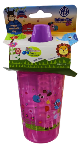 [837] ACC Vaso Antiderrame BIP1035 Fucsia Jirafa
