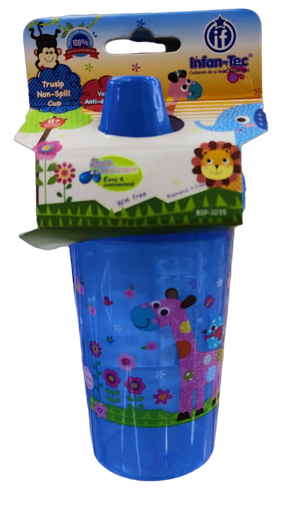 [838] ACC Vaso Antiderrame BIP1035 Azul Jirafa