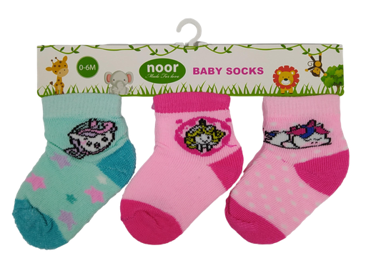 [1031] ACC Medias x3und. 0-6 Meses PHX Niña