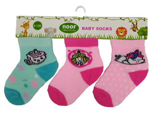 [1033] ACC Medias x3und. 6-12 Meses PHX Niña