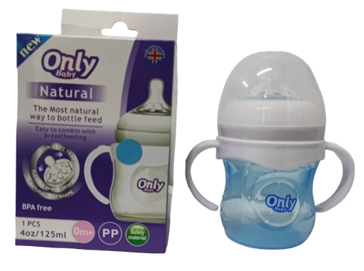 [989] ACC Tetero ONLY 4onz A3 Con Asas Azul