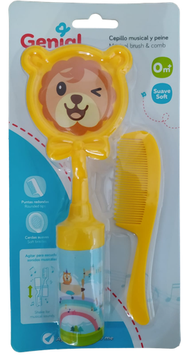 [1227] ACC Cepillo Peine GNB512 Amarillo