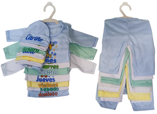 [1273] R-ecu Semanario x21 Piezas Niño