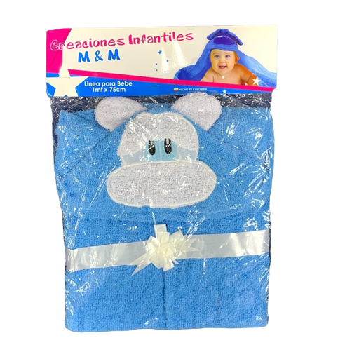 [1328] R-ecu Toalla Cara Perrito Colores Surtidos Niño