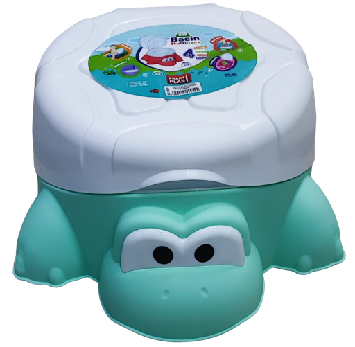 [1479] ACC BACIN MULTIUSOS TORTUGA 4 EN 1 VERDE MANZANA