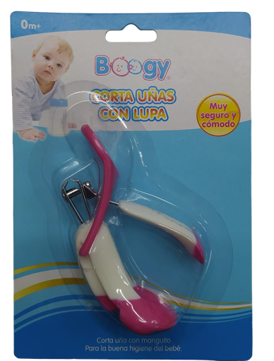 [1499] ACC Cortauñas con Lupa 19992 Fucsia