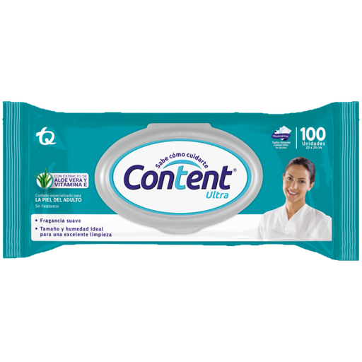 [1622] Humedos Content Ultrasec *100 Toallas
