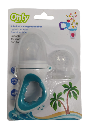 [1750] ACC Dispensador de Fruta Silicona W33 Azul 2 piezas