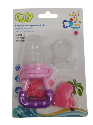 [1808] ACC Dispensador de Fruta de Silicona C22 Morado/rosado