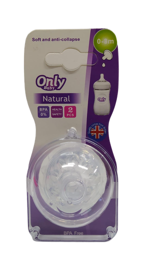 [1819] ACC Chupo Repuesto Tetero ONLY x2 Unidades A6 0-3m+