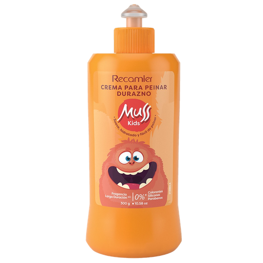 [1873] Crema para peinar Muss Kids Durazno 300g