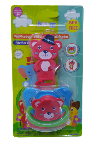 [2095] ACC MAMILA CUERDA 19592 Oso Rojo/Azul