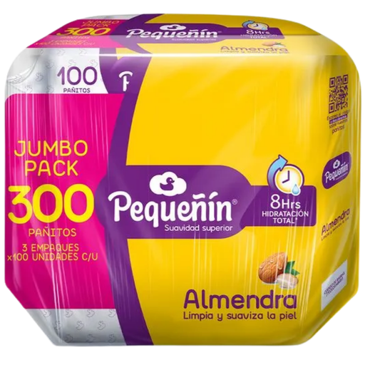 [2233] Humedos Pequeñin Almendra *300 (100+100+100)