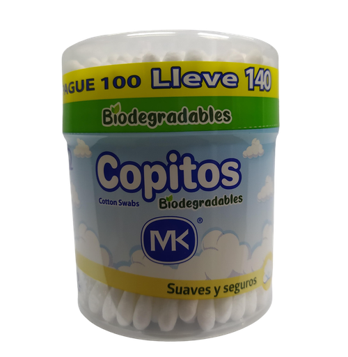 [2262] ACC COPITOS MK Biodegradables 140 Unidades