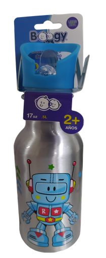 [2357] ACC Botella De Agua En Aluminio 17onz 04B33538 Robot Azul
