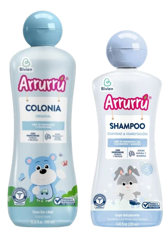 [2455] Colonia Arruru Azul 400ml + Shampoo Suavidad y Humectación 220ml