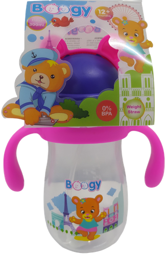 [2496] ACC Vaso Pitillo Anticólico 10onz 21462 Fucsia