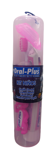 [2555] ACC Kit Viajero Fucsia 2-6 años - Oral Plus