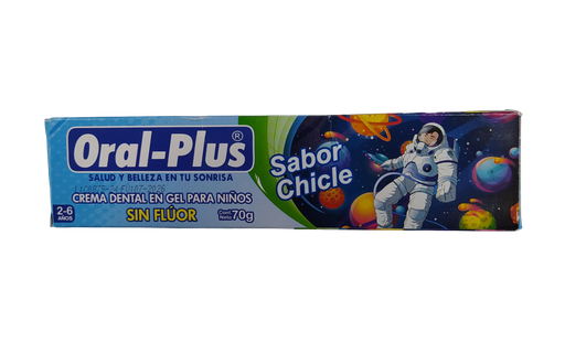 [2558] ACC Crema Dental Niño Chicle 2-6 años 70gr - Oral Plus