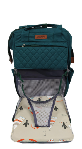 [2541] ACC Pañalera Con Cargador Y Entrada USB KP2019 Verde