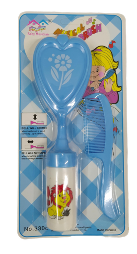 [2605] ACC Cepillo Peine 330C Azul Leon