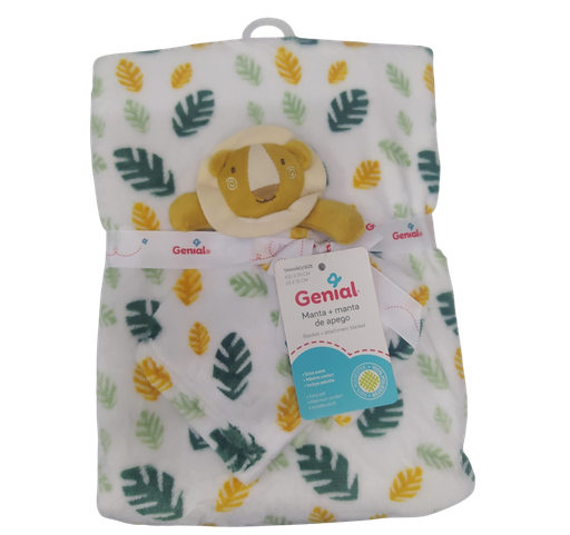 [2860] ACC Cobija 100*70cm + manta de apego 25*15cm Leon GNYT202209