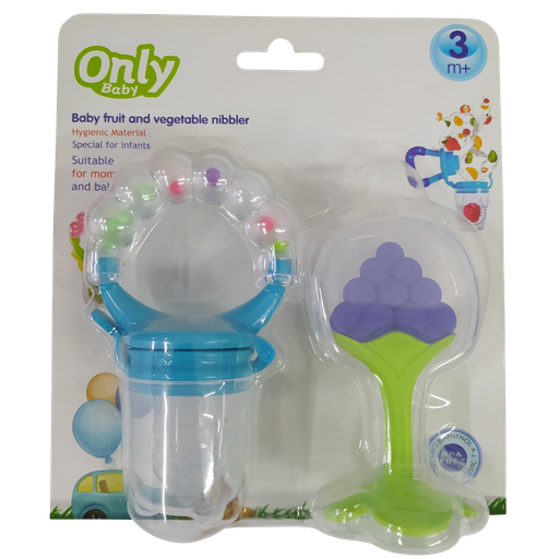 [3109] ACC Dispensador de Fruta Silicona y Rascaencia FZ62C1 Azul/Uva