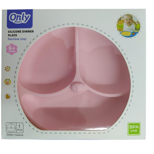 [3122] ACC Plato de Silicona 2443 Rosado