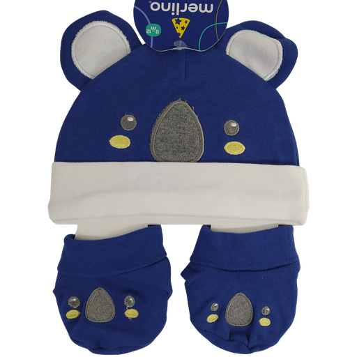 [3161] ACC Set Gorro y medias XHW009 Koala Azul