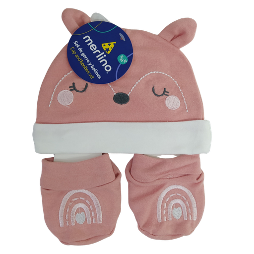 [3162] ACC Set Gorro y medias XHW009 Venado Salmon