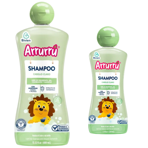 [3287] Shampoo Arruru Manzanilla 400ml + 220ml OFERTA