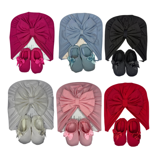 [3340] R317 Turbante + Baleta Colores Surtidos