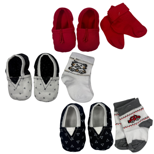 [3342] R316 Zapato + Media Niño Colores Surtidos