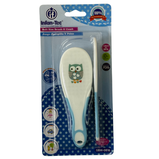 [3442] ACC Cepillo Peine GBW0816 Buho Azul
