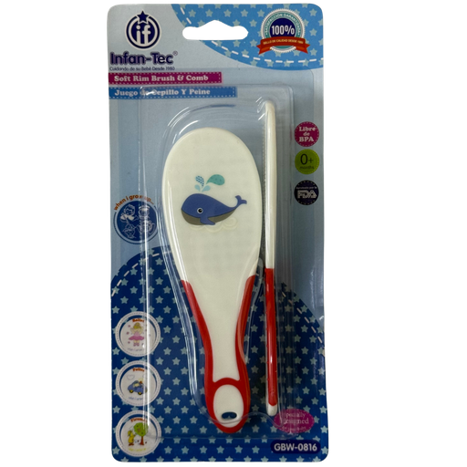 [3443] ACC Cepillo Peine GBW0816 Ballena Rojo
