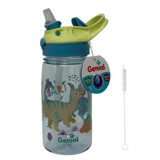 [3507] ACC Vaso Pitillo GNJB3273 17onz Azul-Verde Dinosaurio