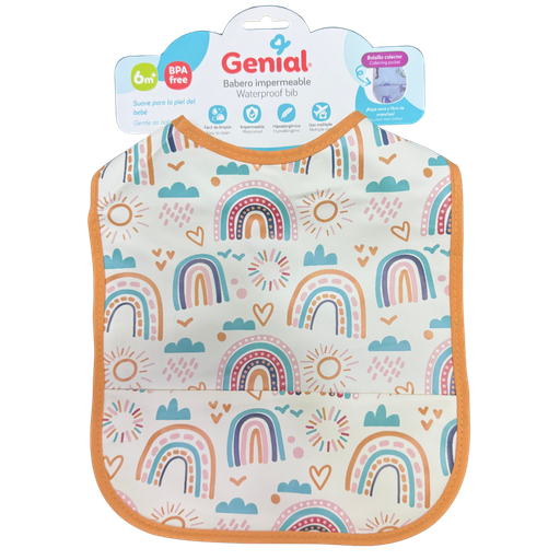 [3431] ACC Babero Impermeable GNBB3023 Arcoirirs 6+