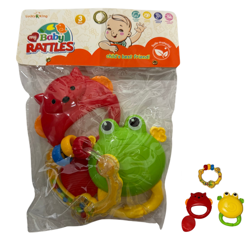 [3455] ACC Sonajero 3 Piezas K225D349 Colores