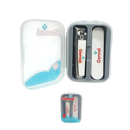 [3463] ACC Cortauñas + Lima GNFP24 Estuche Gris