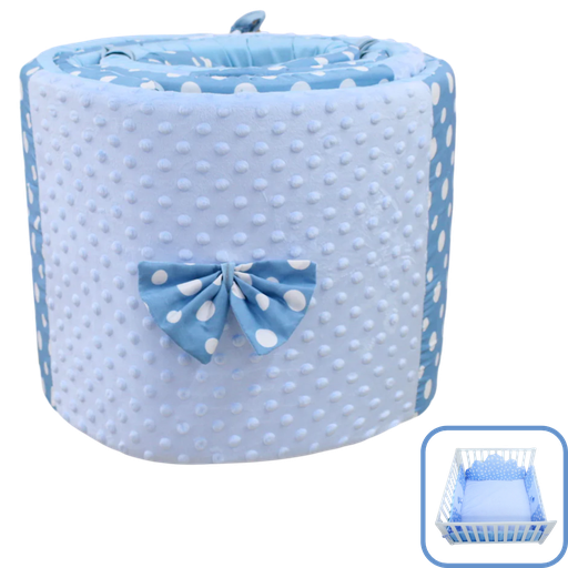 [3691] ACC 1035 Protector Cuna Nube 2 Lados(120x33x3cm) y 2 Lados(100x33x3cm) Niño
