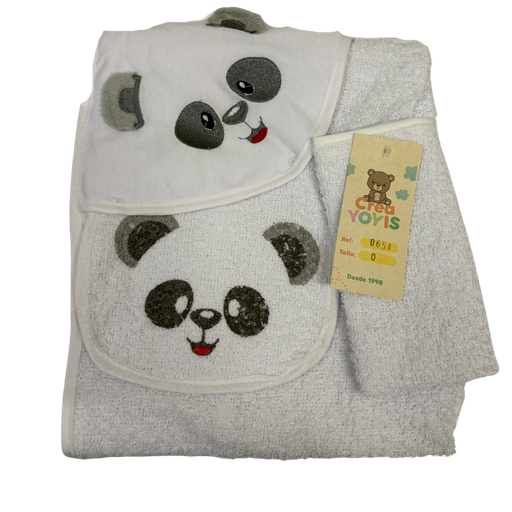 [3604] R0654 Toalla x3 Piezas Blanco