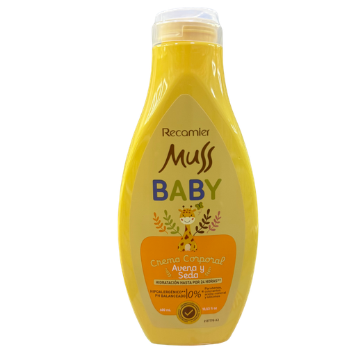 [3699] Crema Corporal Muss Baby Avena 400ml