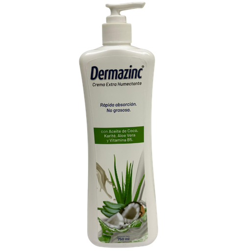 [3707] Crema Corporal Extra Humectante Dermazinc x 750g