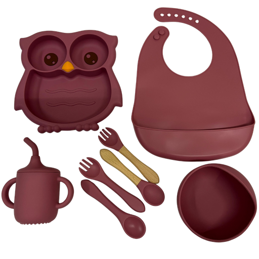 [3752] ACC Kit Vajilla de Silicona YST280 Buho Morado Vino